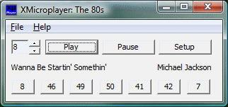 XMicroplayer 1.4 screenshot